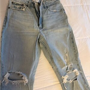 Abercrombie & Fitch Light Blue High Rise Jeans